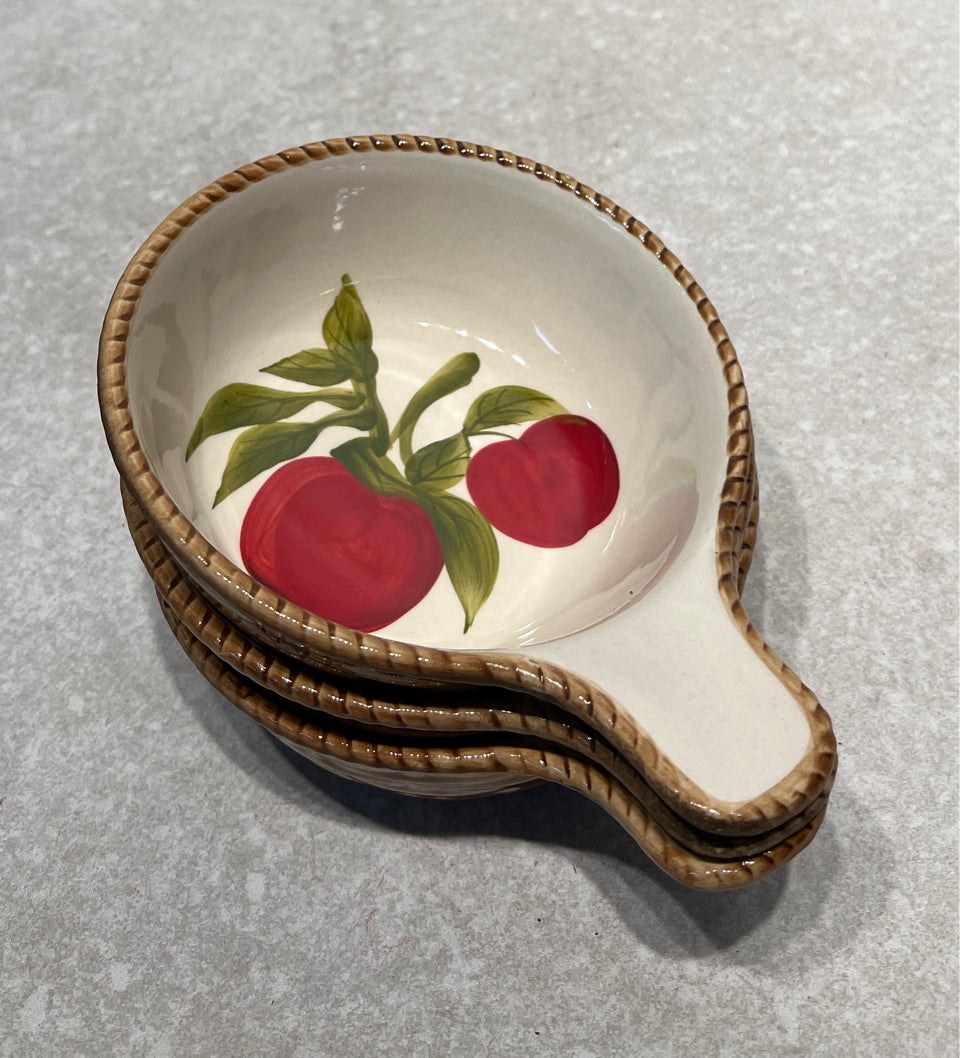 Set of 3 Apple Bowls