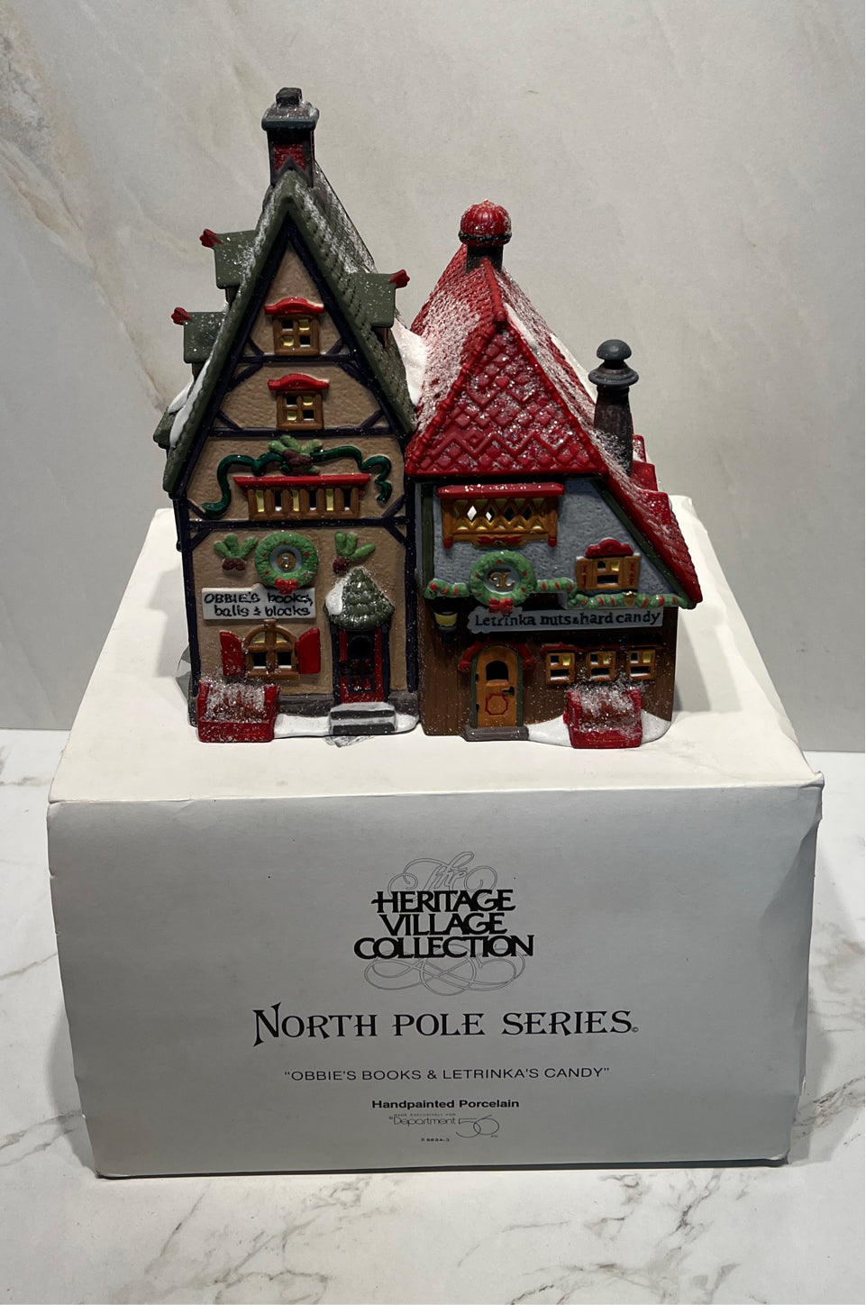 Dept. 56 Obbie's Books and Letrinka's Candy