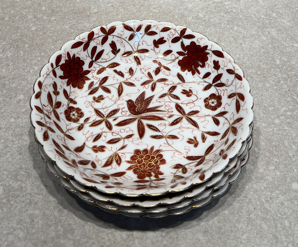 Sacred Bird & Butterfly - Set of 4 Bowls