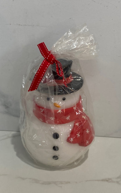 Snowman Candle