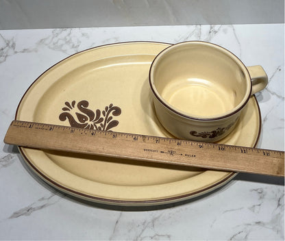 Pfaltzgraff Soup Mug With Underplate