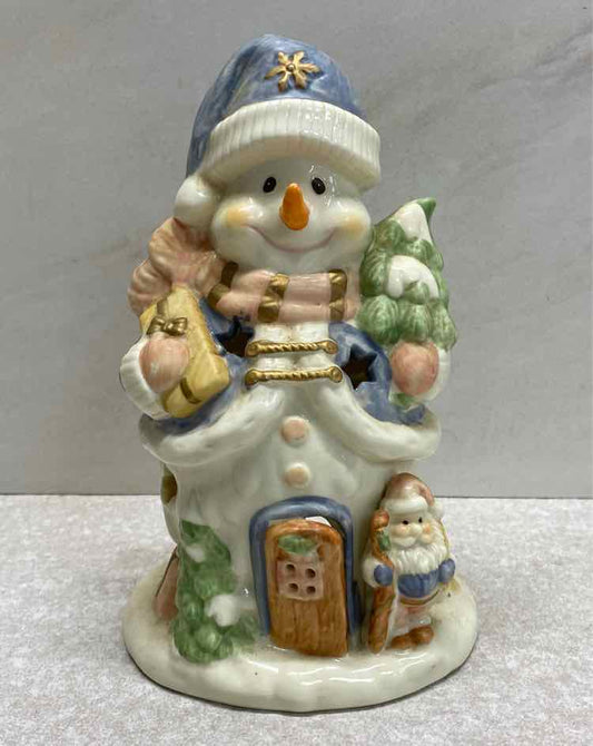 Snowman Candleholder