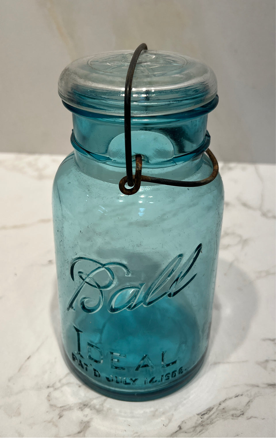 Blue Canning Jar