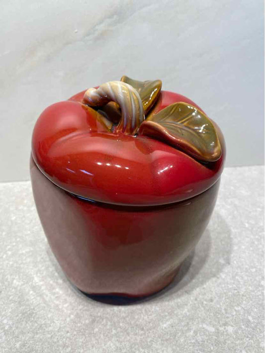 Covered Apple Jar