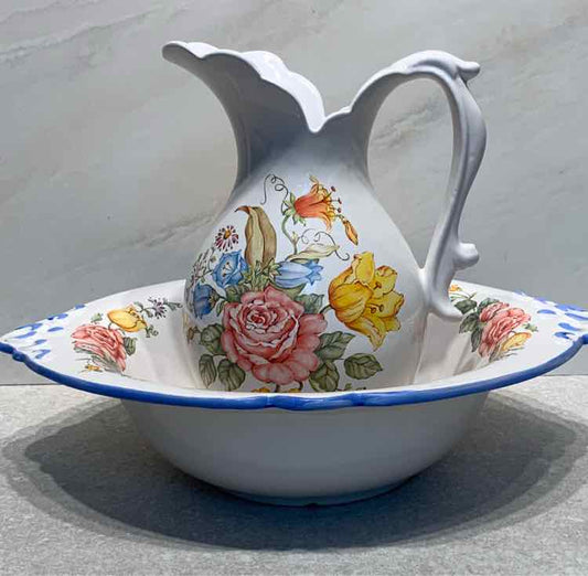 Pitcher and Bowl