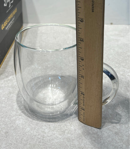 Set of 4 Double-Walled Coffee Mugs