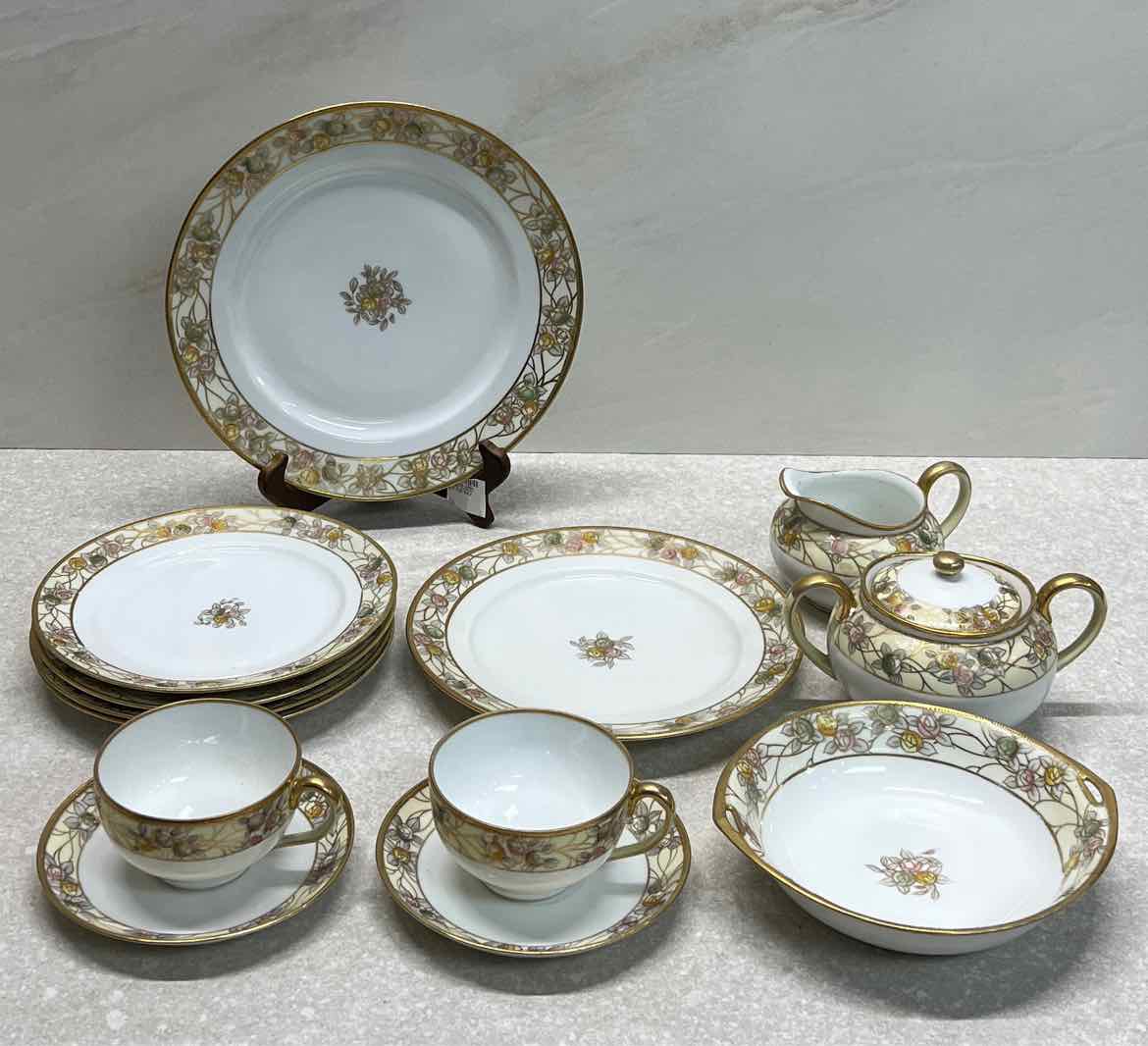 Set of 13 Nippon Dishes