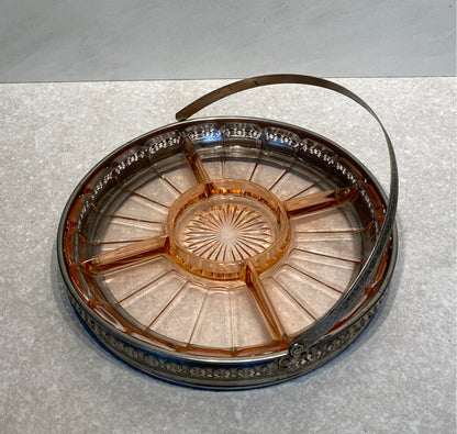 Pink Dish with Carrier