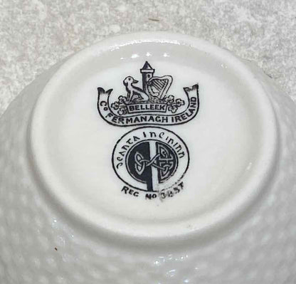 Belleek Sugar And Creamer
