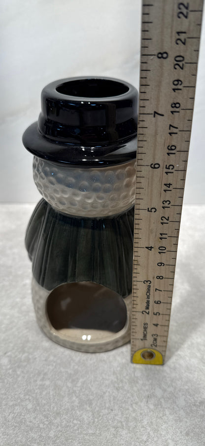 Snowman Candleholder