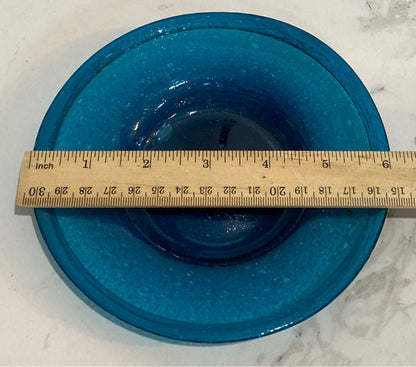 Set of 4 Blue Plates