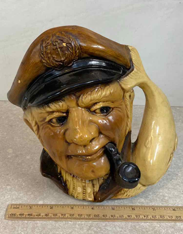 Captain's Bust Tankard Planter