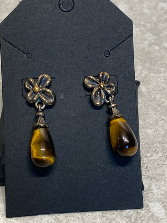 Ann King 18K/Sterling Earrings