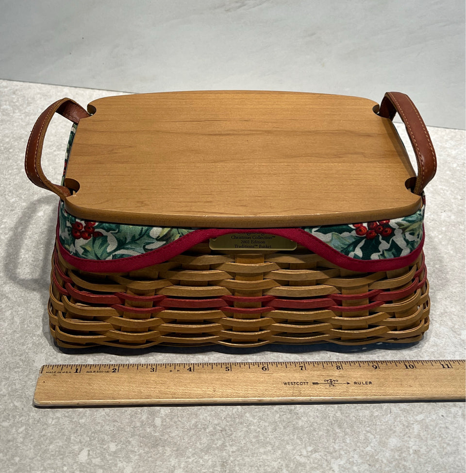 Covered Longaberger Basket