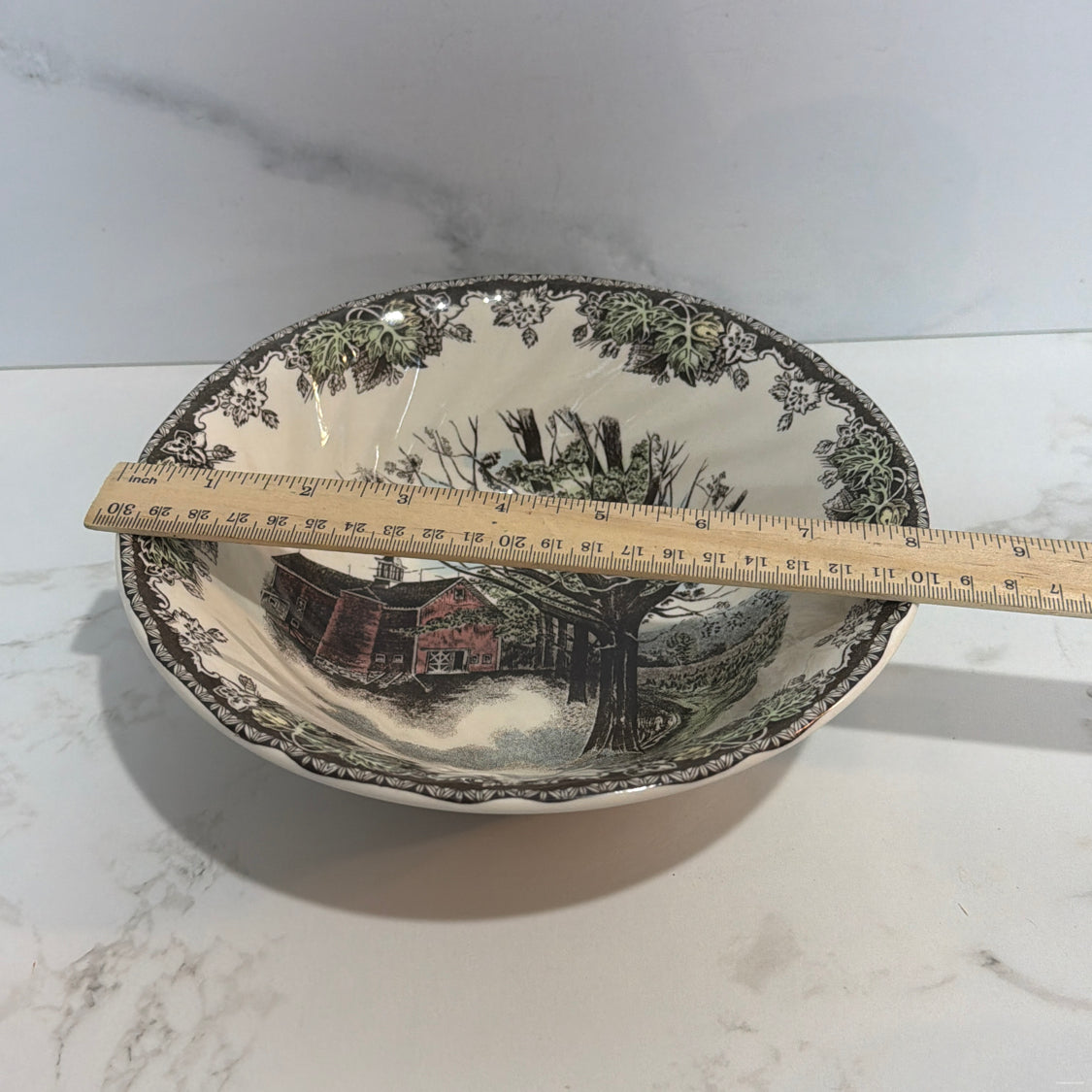 Friendly Village Serving Bowl