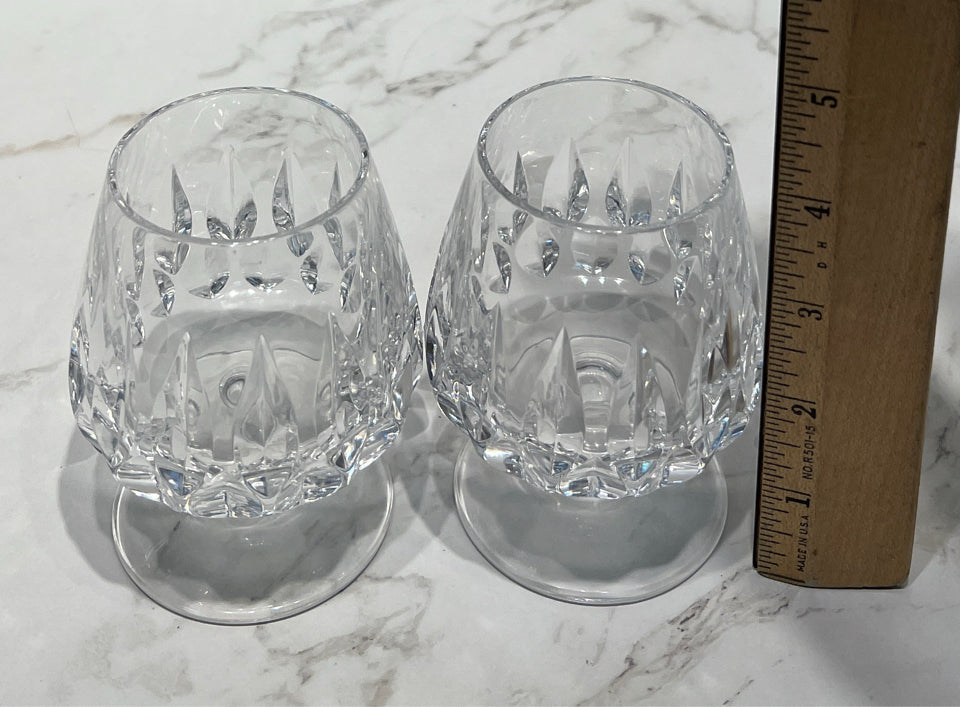 Set of 2 Crystal Glasses