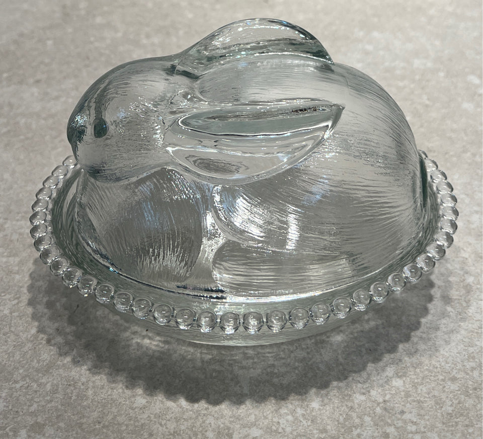 Bunnty On Nest Indiana Glass