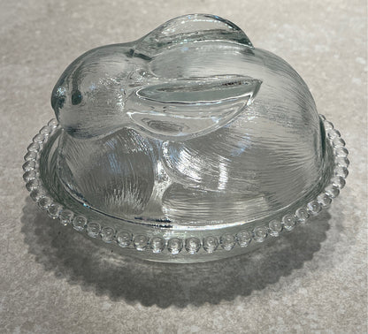 Bunnty On Nest Indiana Glass