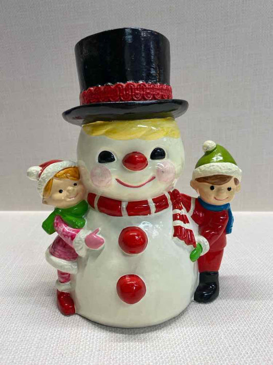 Vintage Snowman Figurine