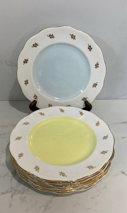 Set of 8 England Plates