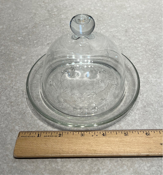 Princess House Covered Butter Dish