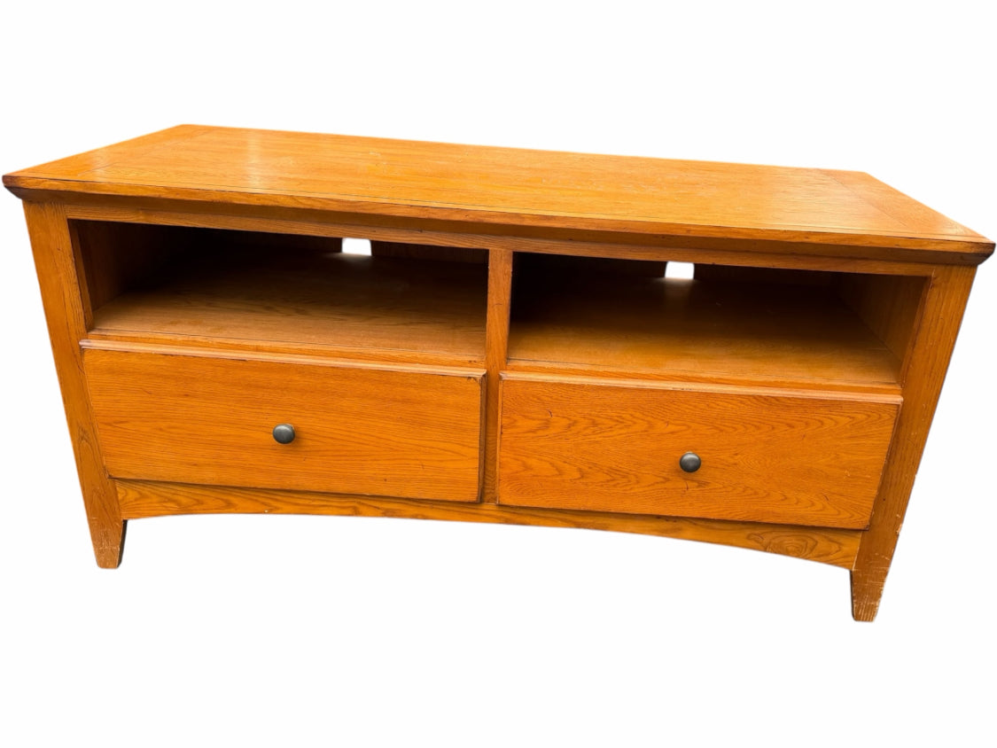 Oak Media Cabinet