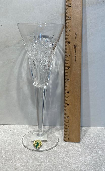 Set of 2 Waterford Crystal Champagne Glasses