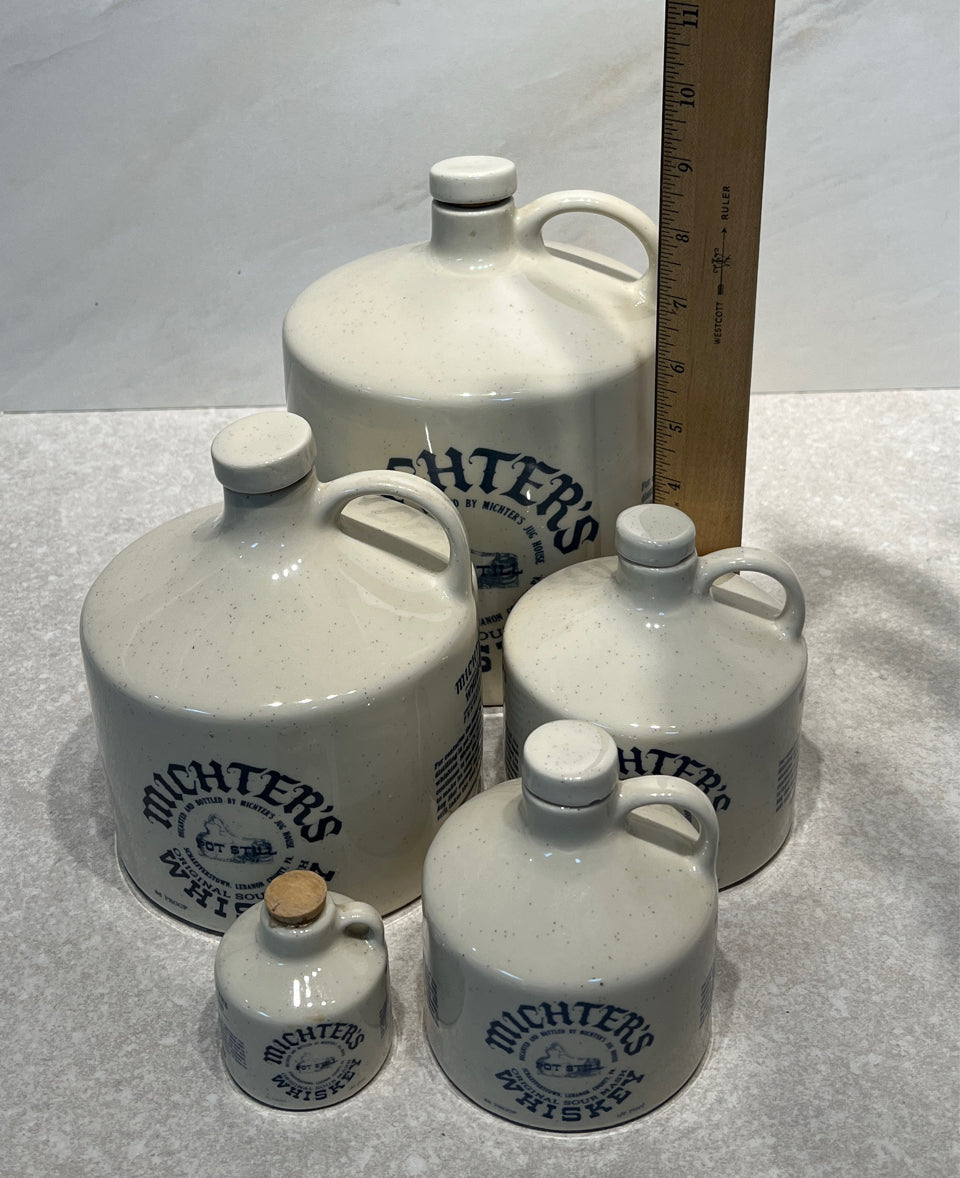 5 Piece Whiskey Bottle Set