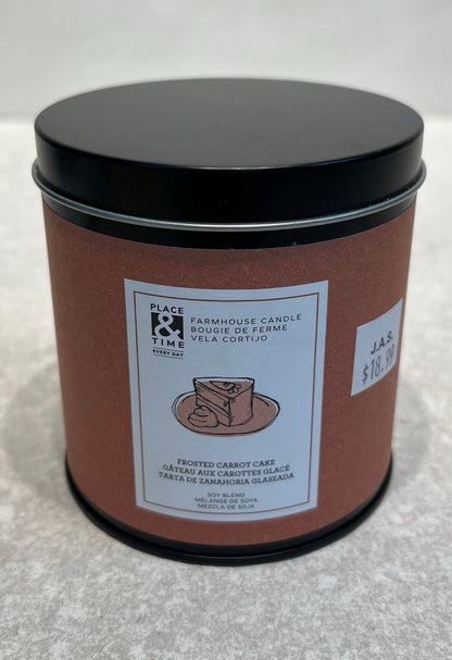 Frosted Carrot Cake Candle
