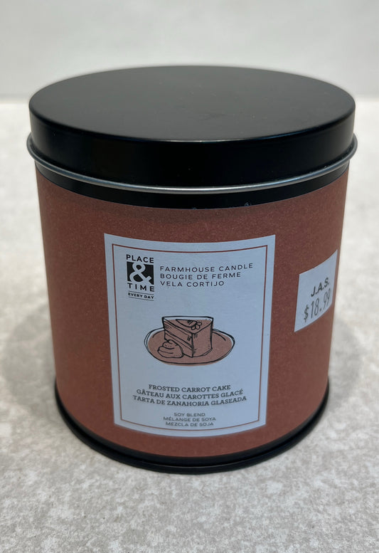 Frosted Carrot Cake Candle