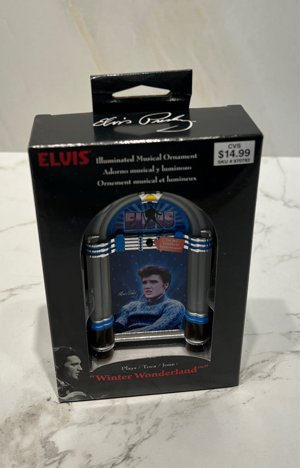 Elvis Musical Ornament