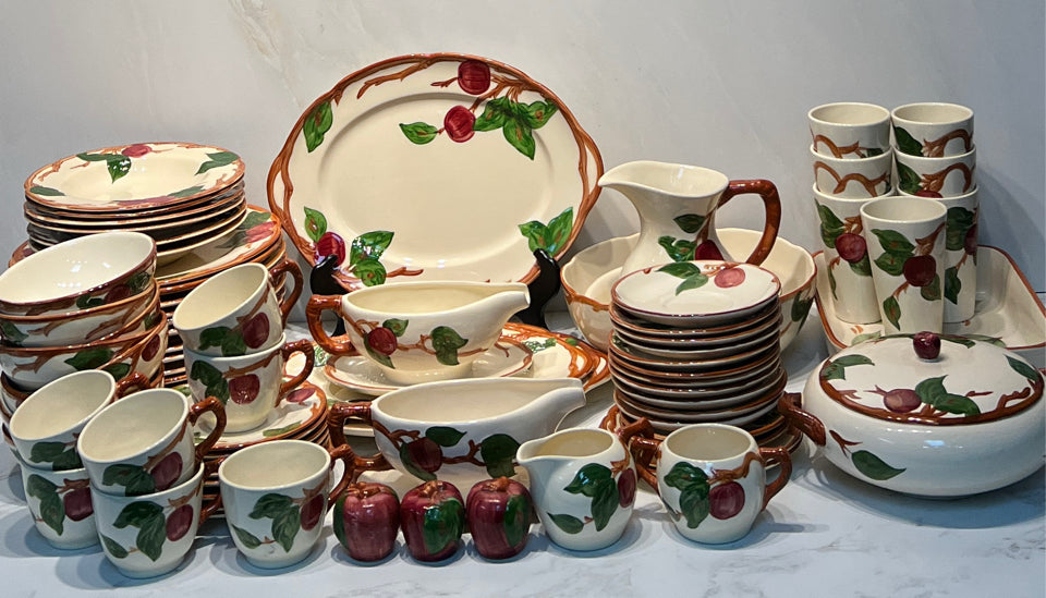 Lot of Franciscan Apple Dinnerware