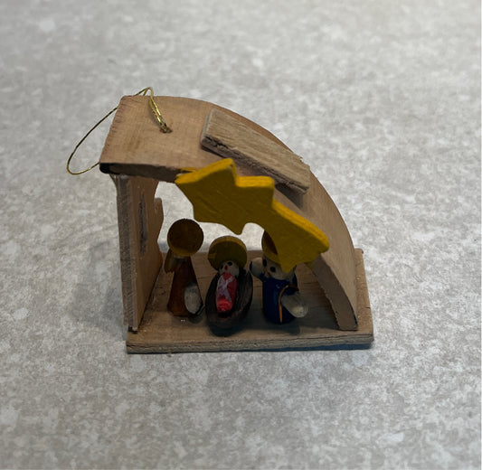 Vintage Wooden Ornament