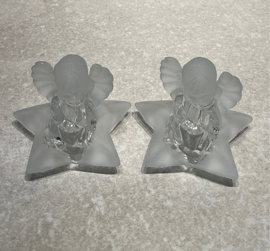 Pair of Angel Candleholder