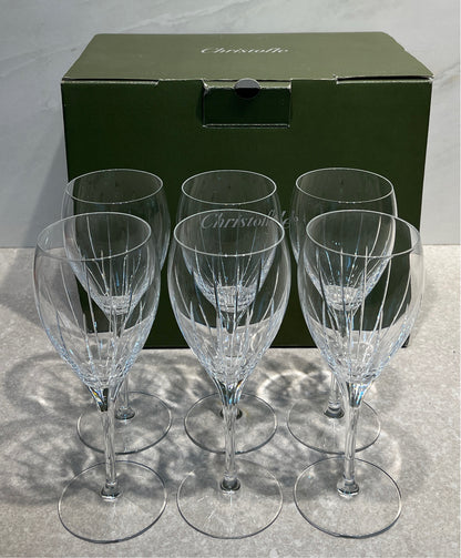 Set of 6 Christofle Wine Glasses