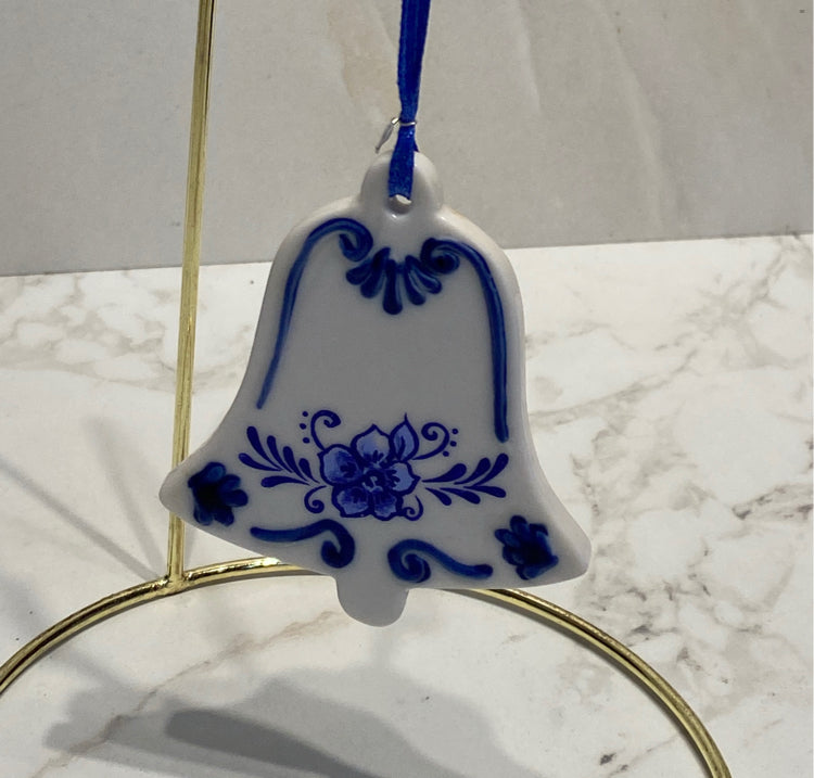Blue And White Christmas Ornament