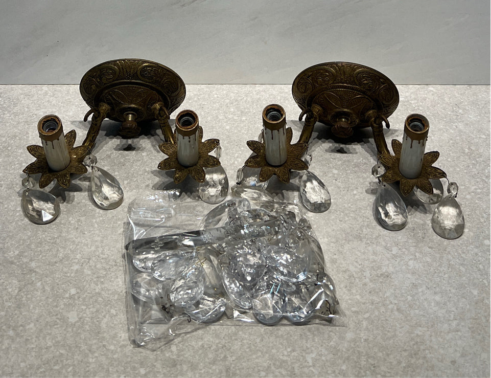 Set of 2 Wall Sconces