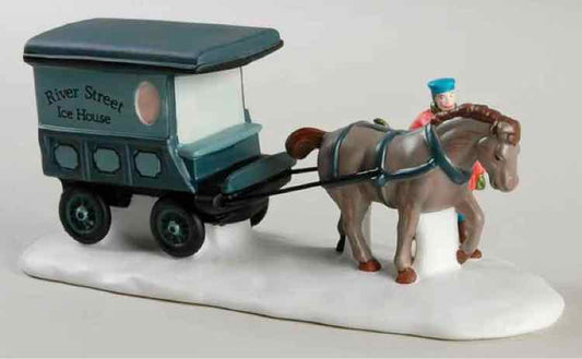 Dept. 56 River Street Ice House Cart