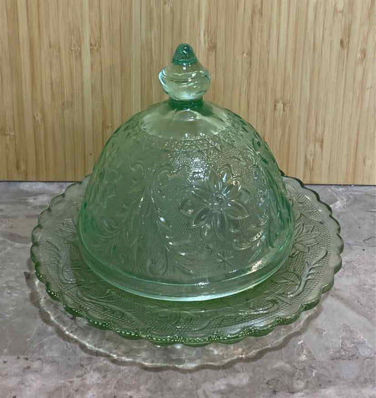 Tiara Chantilly Covered Butter  Dish