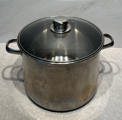 Covered Lusterware Pot