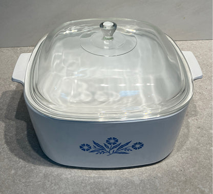 Covered Corning Ware Bowl