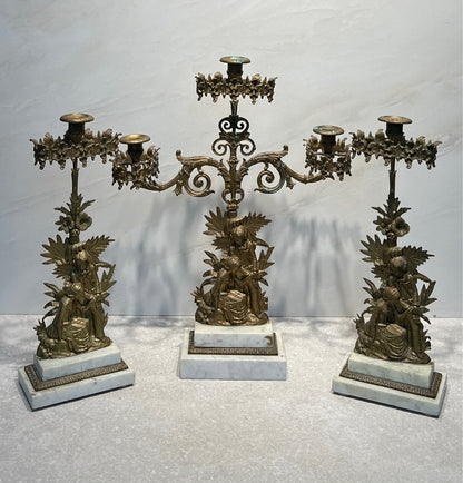Three Piece Candle Holder Set