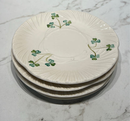 Set of 4 Belleek Plates