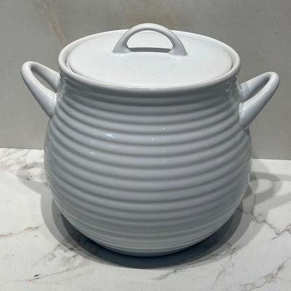 Covered Crate and Barrel Bowl