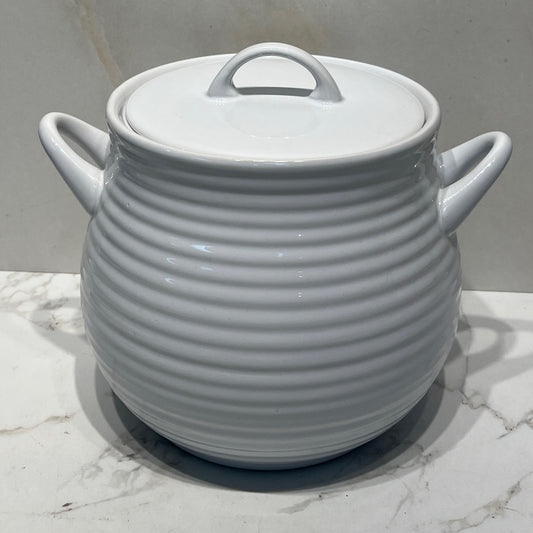 Covered Crate and Barrel Bowl
