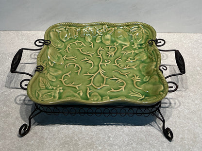 Plate on Tray