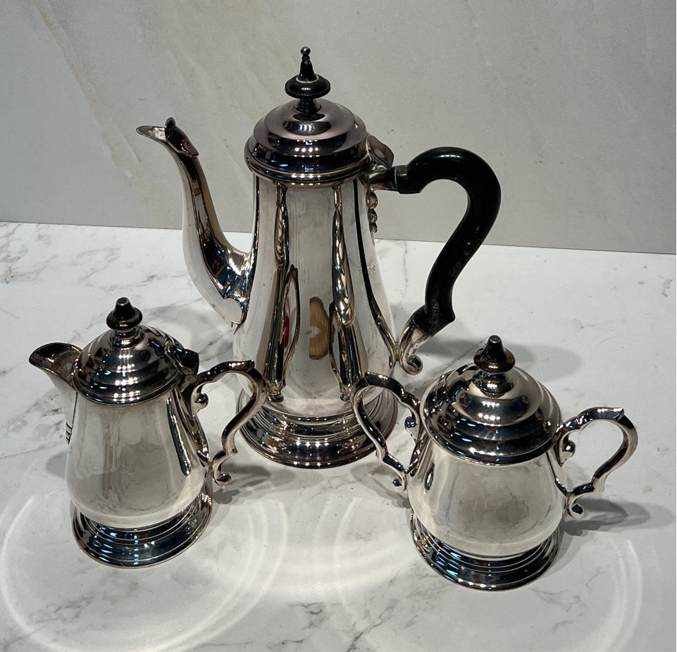 Teapot, Sugar, & Creamer
