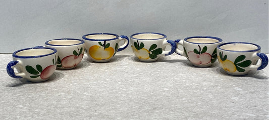 Set of 6 Mini  Mugs