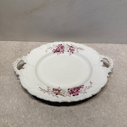Floral Handled Plate