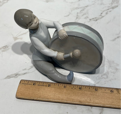 Lladro Boy Playing Drum